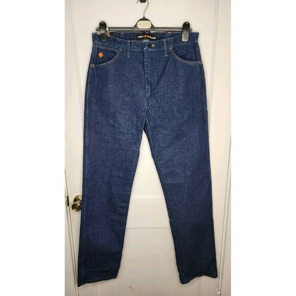 NWT Wrangler FR Jeans Men's 34x36 Straight Work 13 Original Fit FR13MWZ HRC2 - Picture 1 of 7